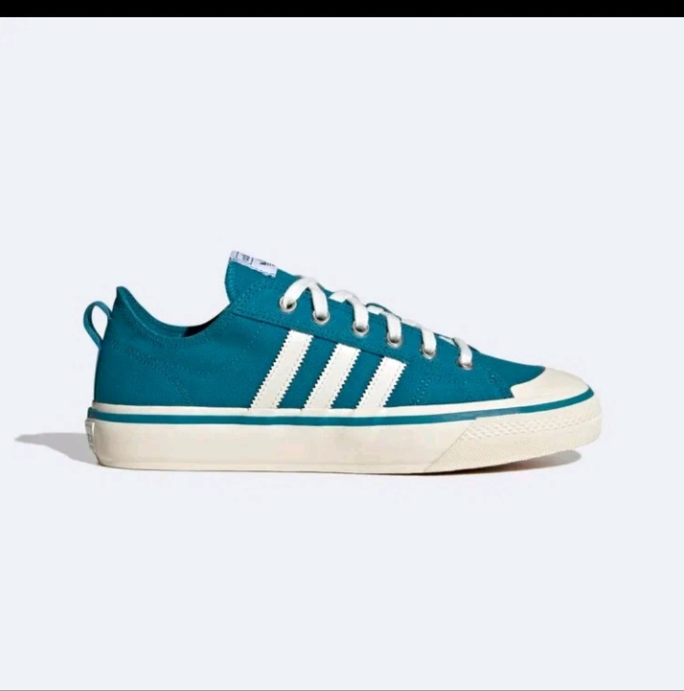 Adidas Nizza RF 74 Blue White Sneakers Retro HQ8566 Men's Size 9.5